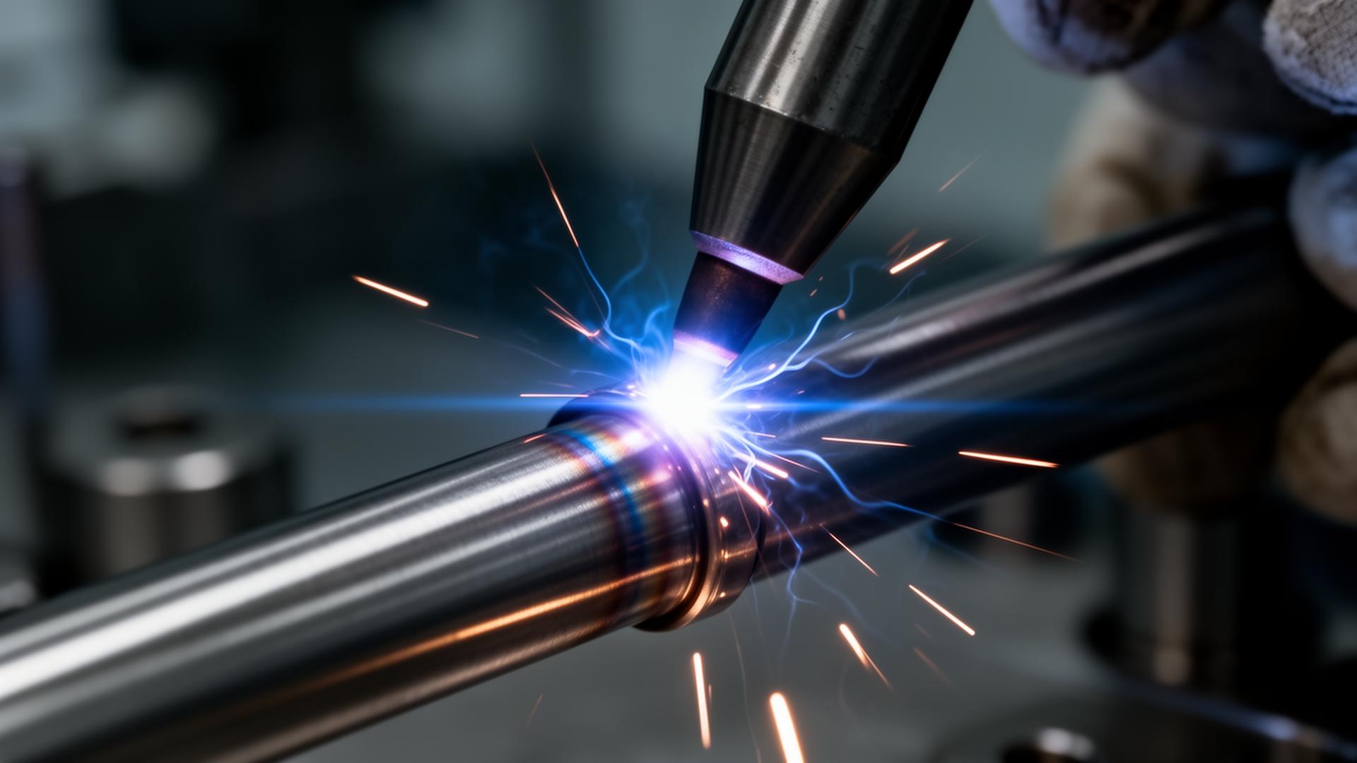 Orbital TIG welding on high-purity stainless tube