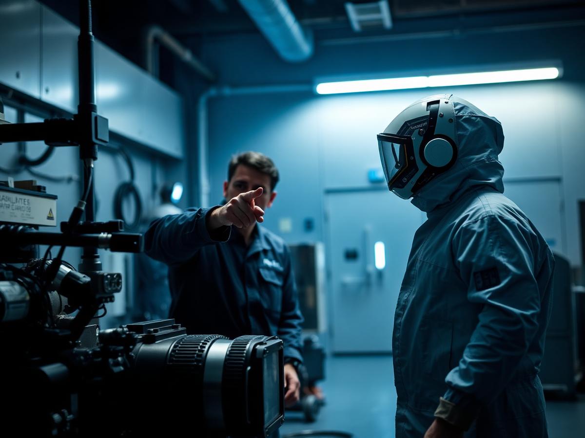 Orbital-Tec instructor training cleanroom technician